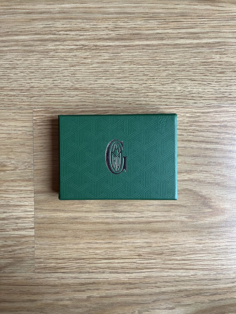 Porta cartões Goyard verde