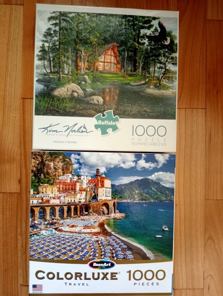 2 x puzzle po 1000 elementów