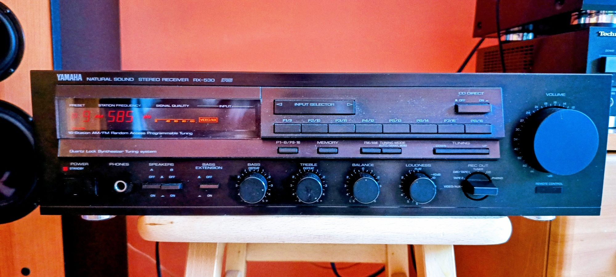 YAMAHA RX-530 amplituner wzmacniacz z radiem + pilot