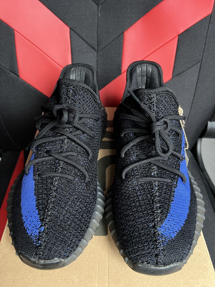 Adidas Yeezy Boost 350 V2 Dazzling blue sneakersy czarne 43 1/3