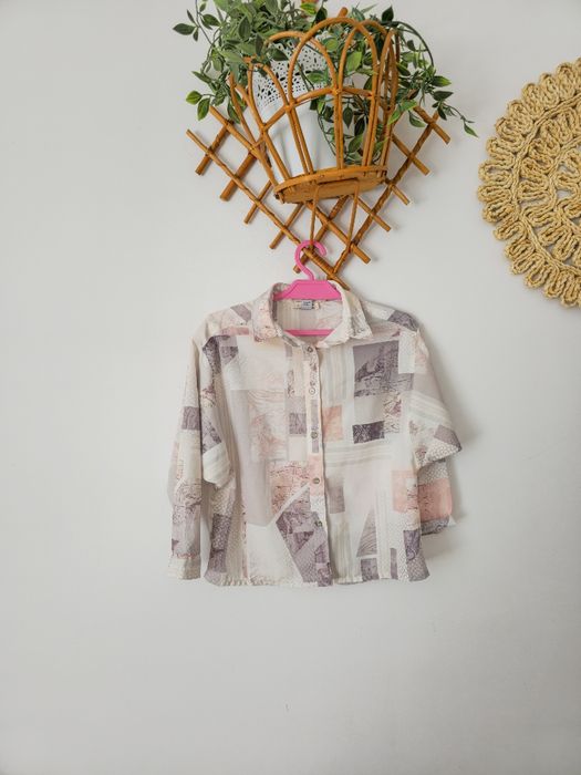 Kolorowa koszula River Island we wzory 104 długi rekaw