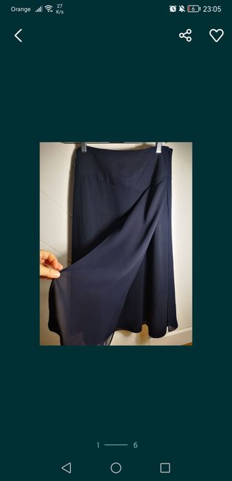 Spódnica granatowa 42 Un Jour Ailleurs