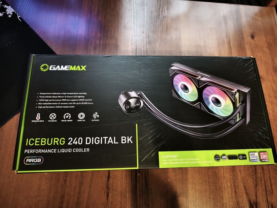 Система рідинного охолодження GameMax IceBurg 240 Digital BK