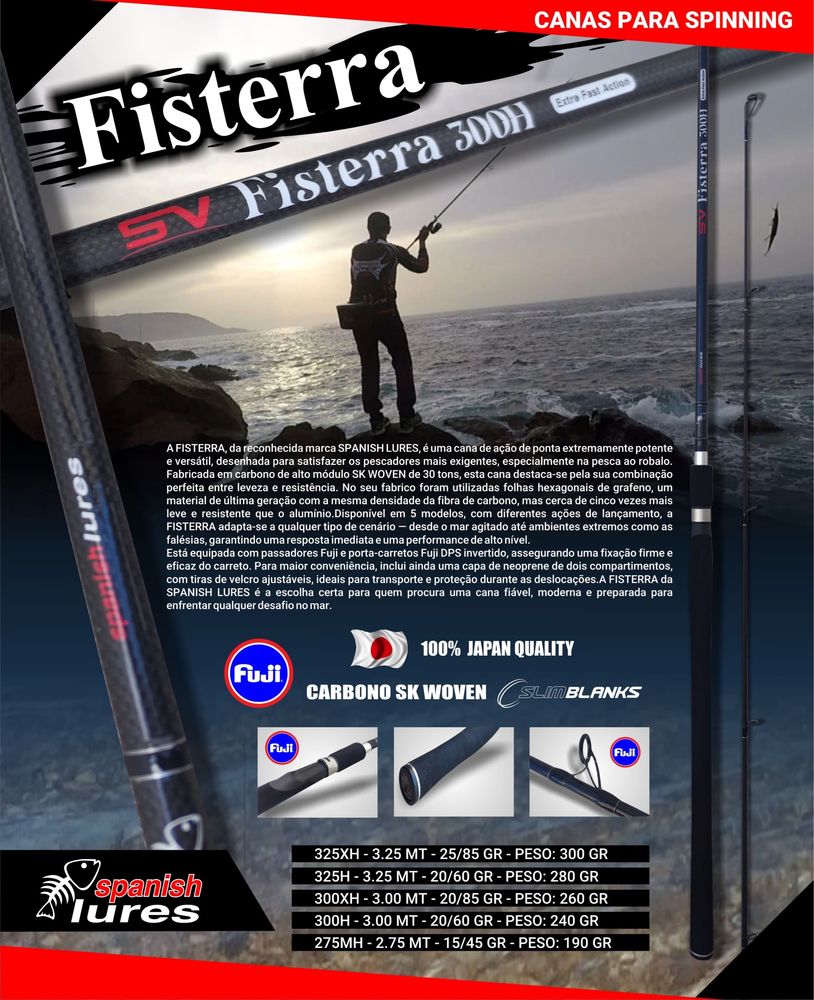 Cana spinning SpanishLures Fisterra 325XH