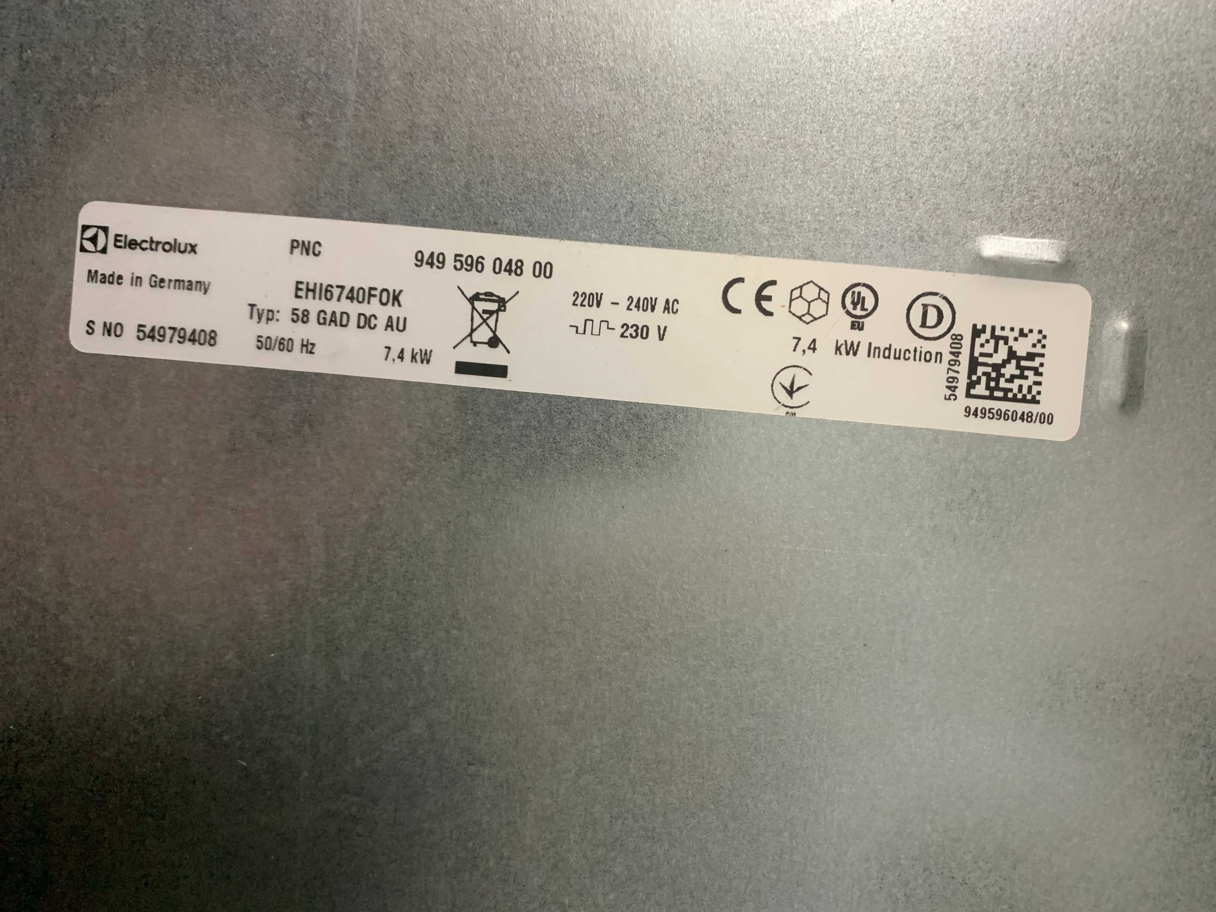 płyta indukcyjna ELEKTROLUX