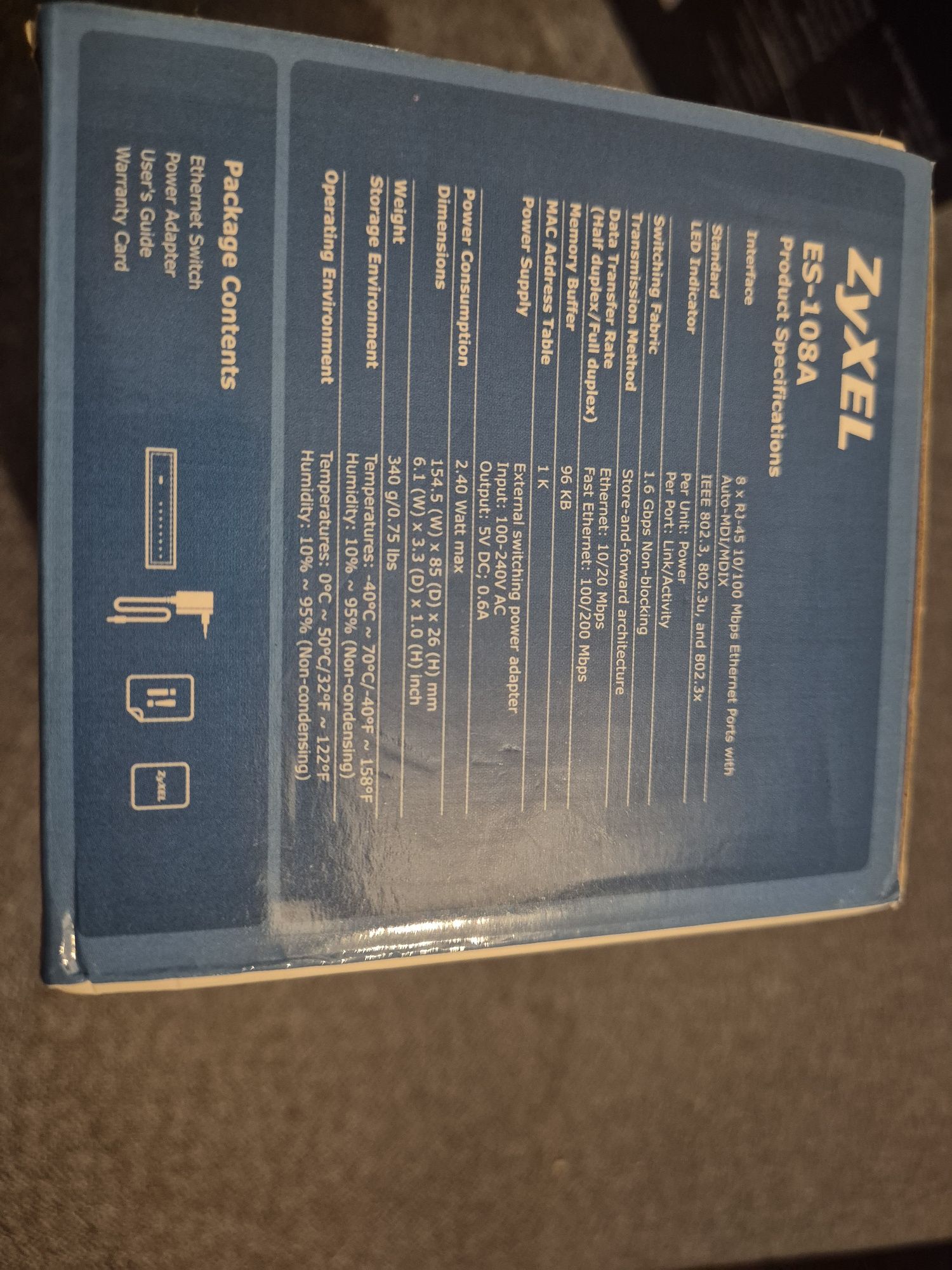 Nowy Desktop 8 port ES-108A