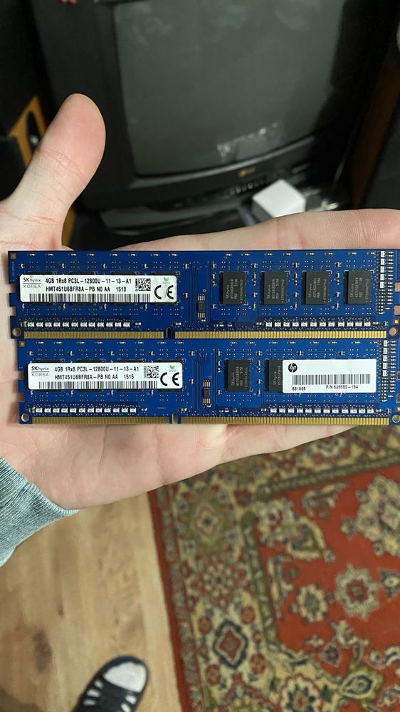 Оперативна памʼять DDR3L (1,3v) сміло працювала на частоті 1800мгц