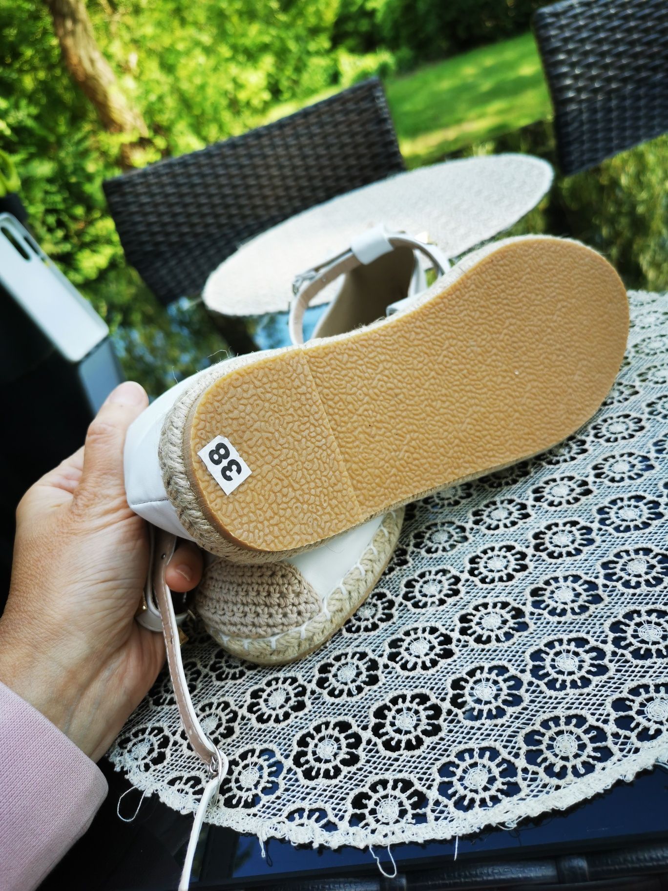 Espadryle damskie 38