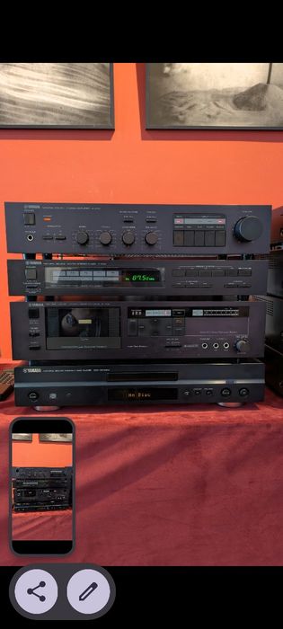 Yamaha wieża wzmacniacz tuner cd