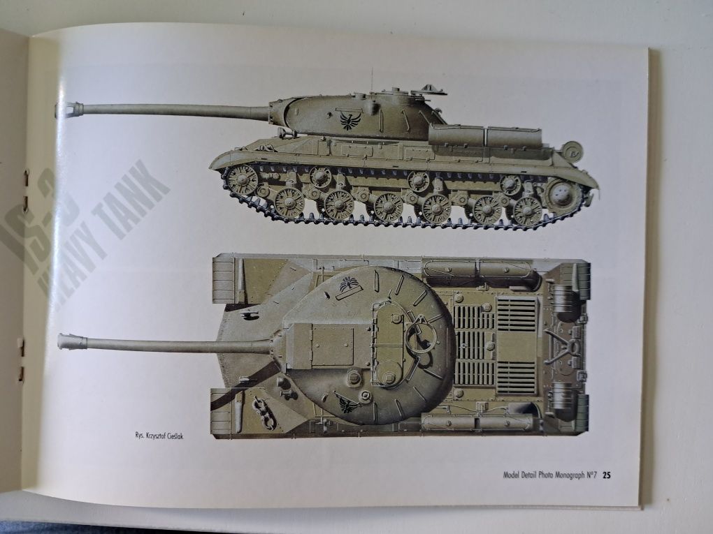 Model Detail Phoyo Monograph No 7 Czołg ciężki "IS-3"