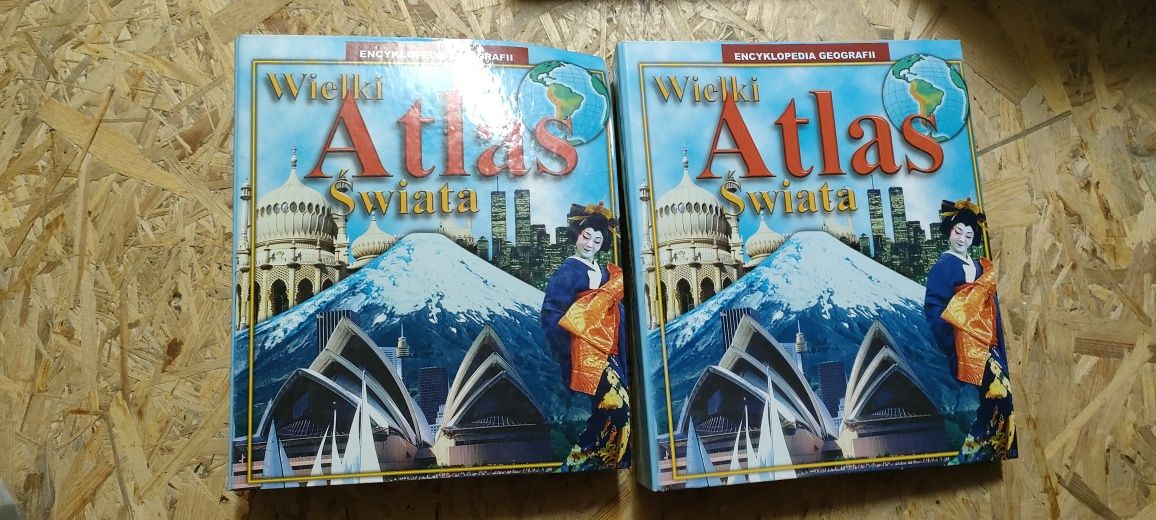 Atlas swiata , 2 zeszyty