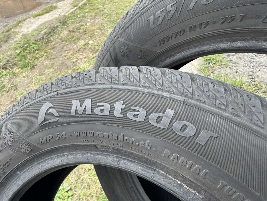 Зимові шини Matador 155/70 R13 на таврію / славуту / матіз