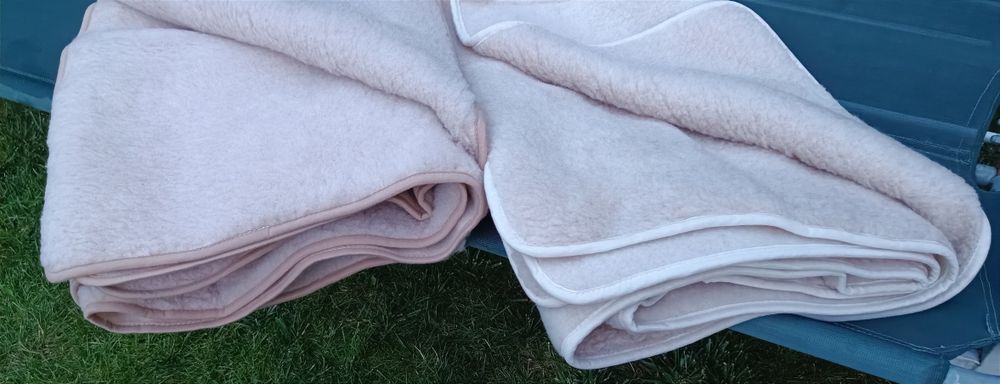 Nowa Piękna Zdrowa Kołdra z wełny, naturalna Miękka 135x200 dwa ko