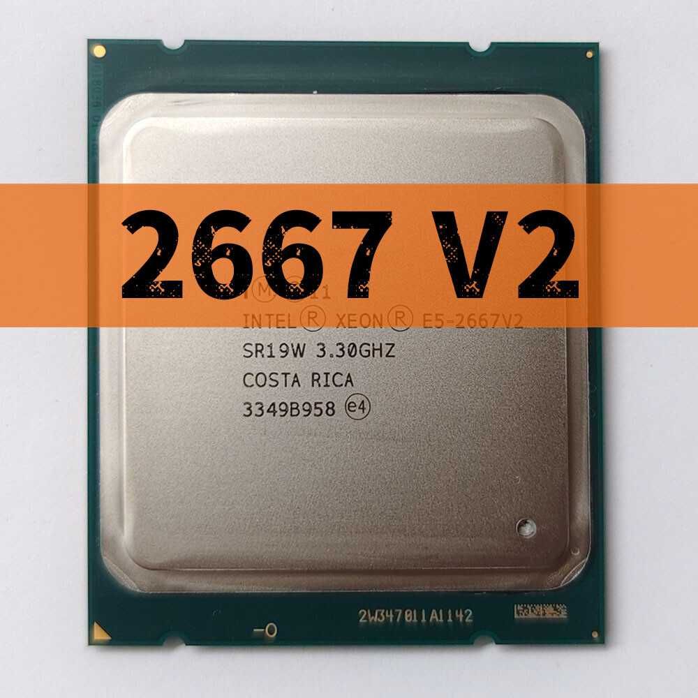 4 ГГЦ 16 ПОТОКОВ INTEL XEON 2667 v2  X79 2011 v1 v2 мощный ПРОЦЕССОР
