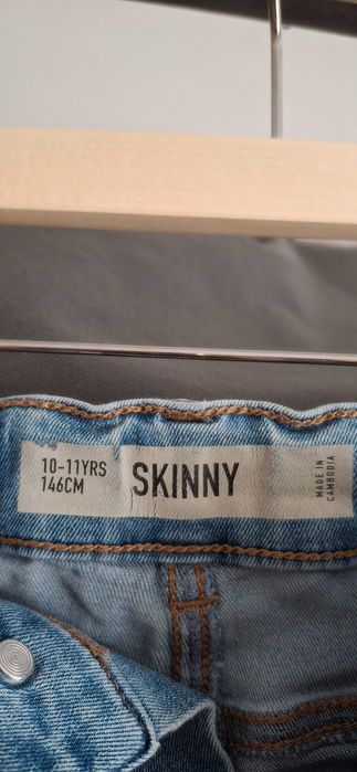 Calças Jeans Skinny Azuis