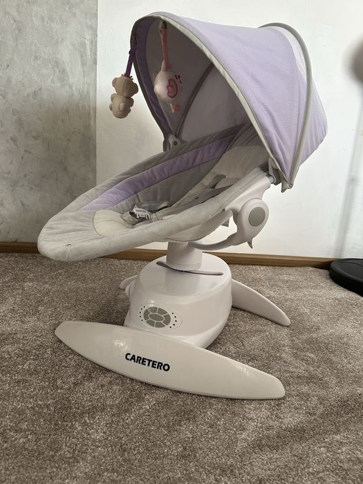 Дитячий шезлонг-гойдалка Caretero Opti Pink