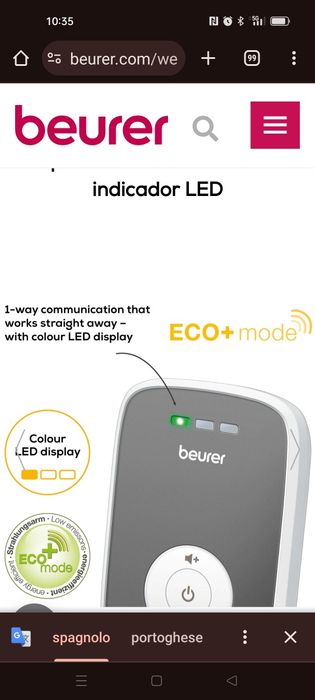 Intercomunicadores para bebê  Beurer