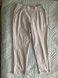 Reserved хлопковые штаны с добавлением льна, размер 40