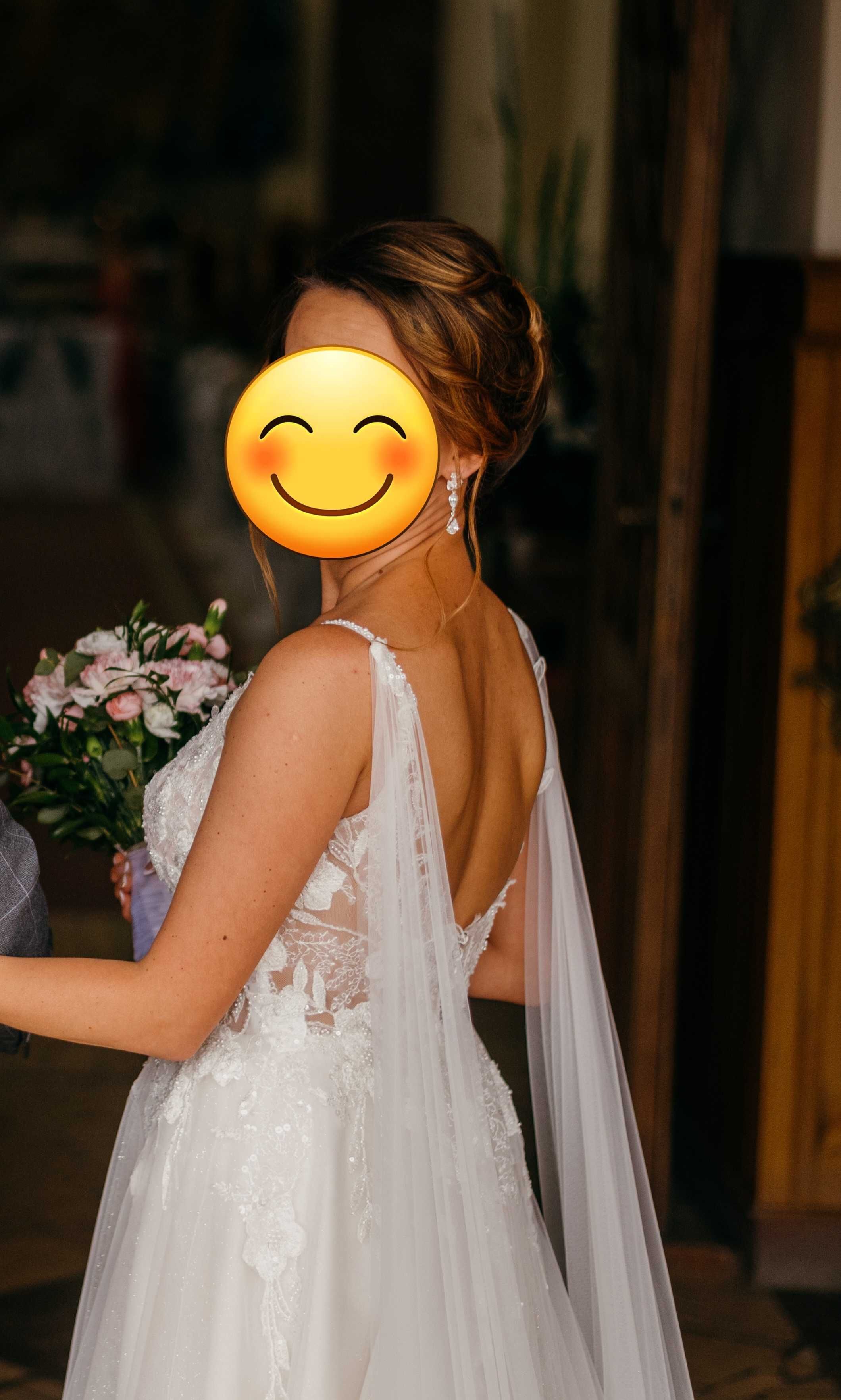 Suknia ślubna Anna Sposa princessa rozmiar 36