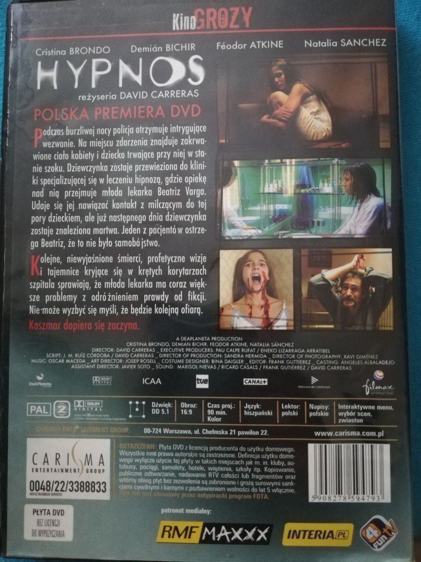 Hypnos film DVD David Carreras