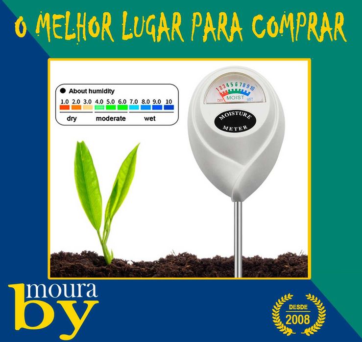Umidômetro de solo Ferramenta de medição para jardinagem em casa