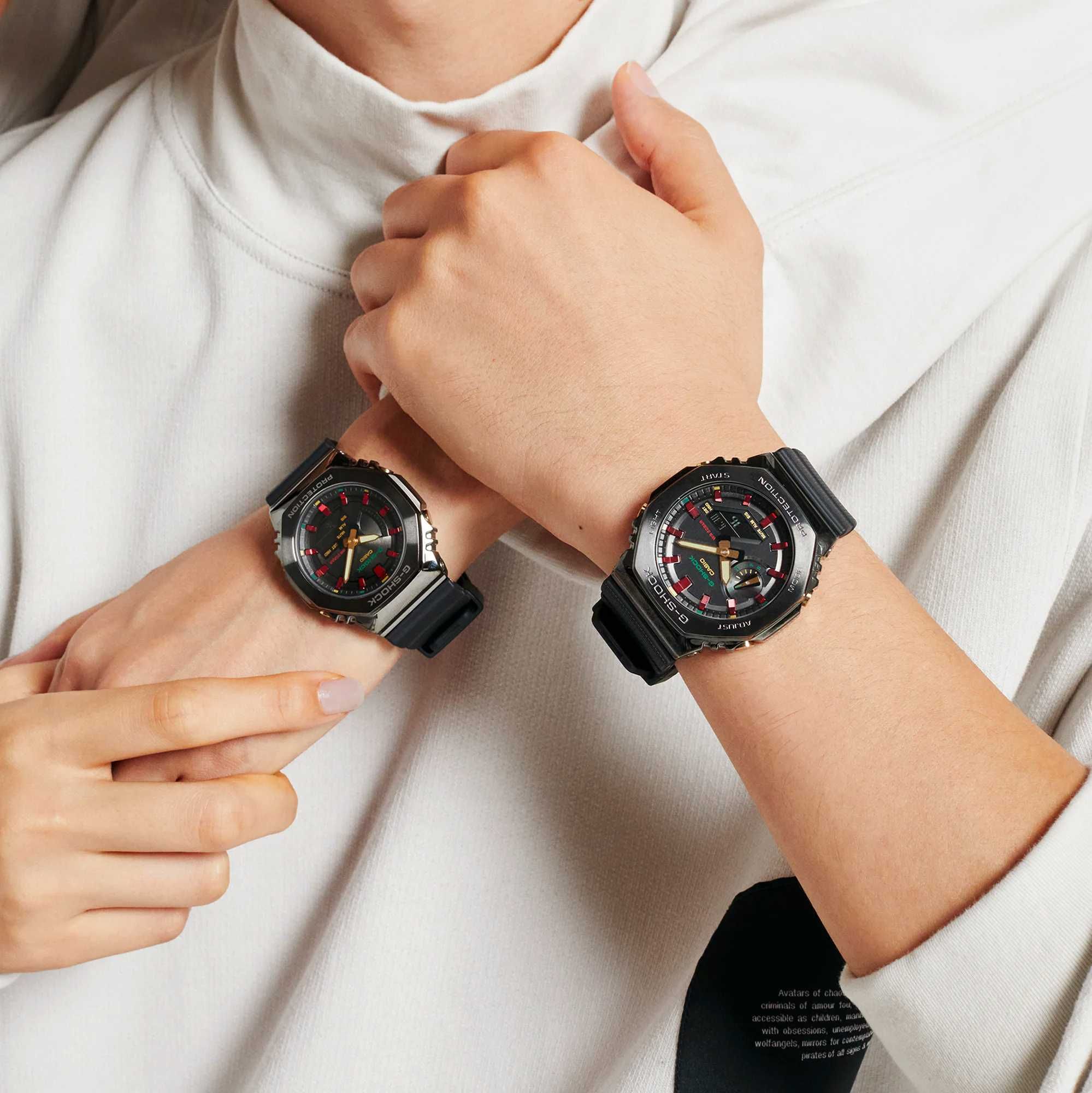 Casio G-Shock GM-2100CH-1A наручний годинник оригінал металевий часы