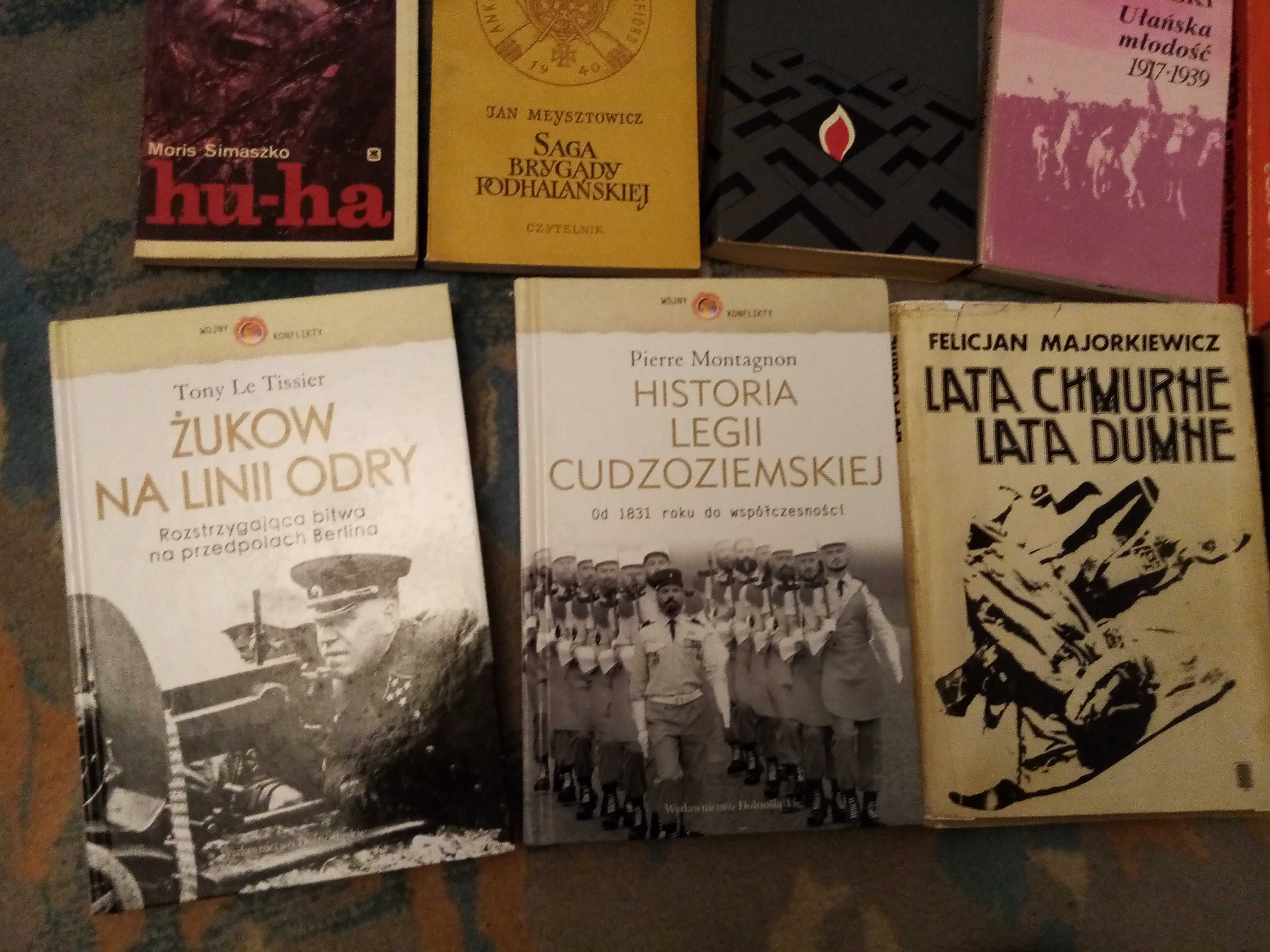 książki zestaw II wojna wspomnienia Żukow Cuszima Podhalańscy Strzelcy
