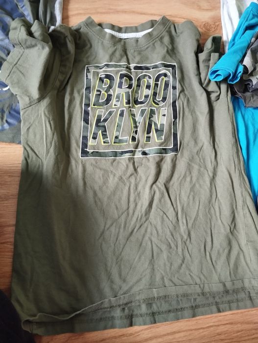 Zestaw 10 koszulek, t-shirt dla chłopca 146/152