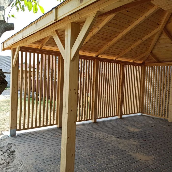 Wiata garażowa carport zadaszenie altana altanka 5x5