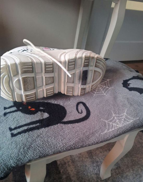 Buty Platformy Bershka Koi Killstar Hello Kitty Sanrio Białe Tribal