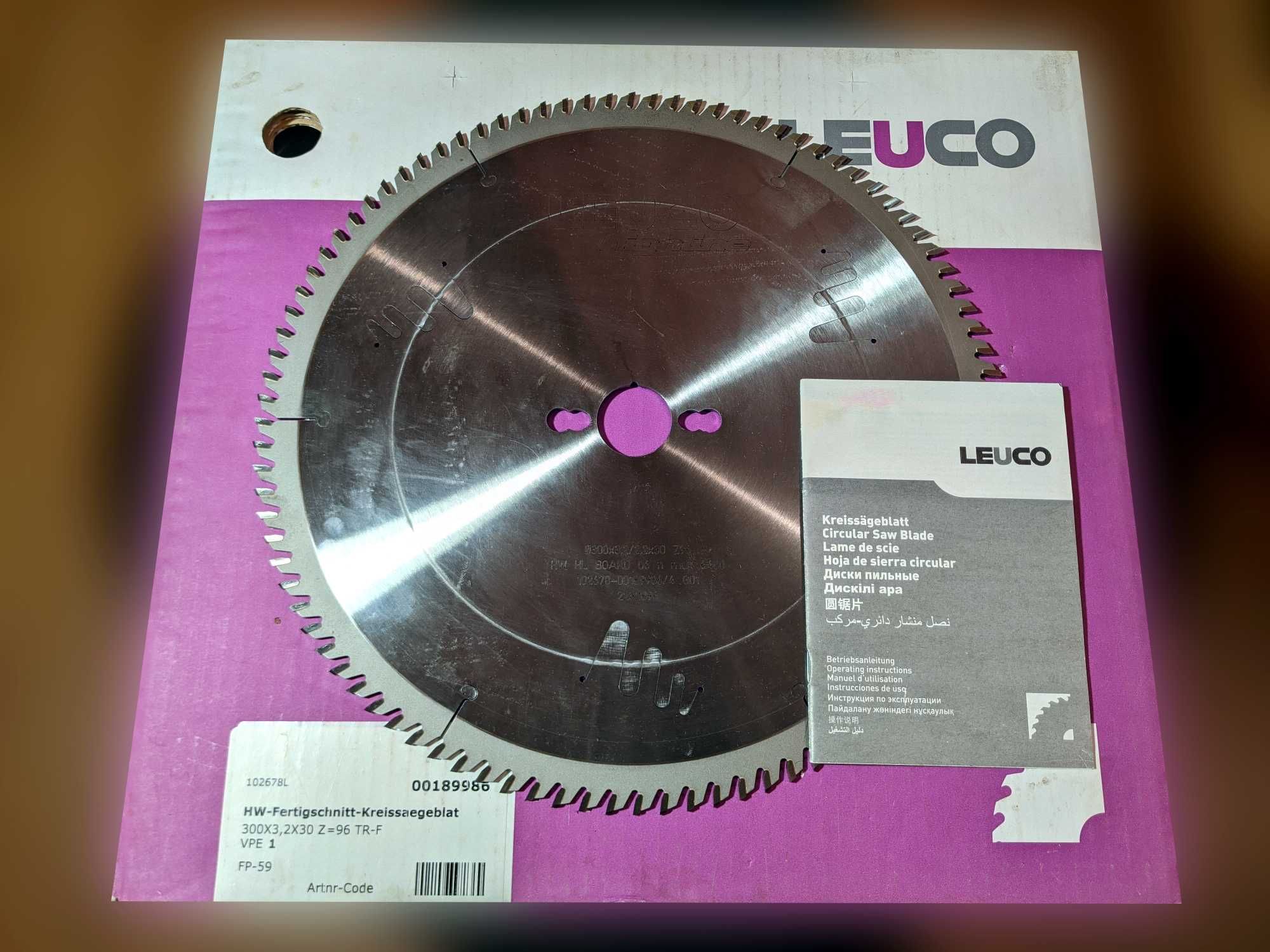 Форматна дискова пила Leuco 300x3,2/2,2x30 102678L