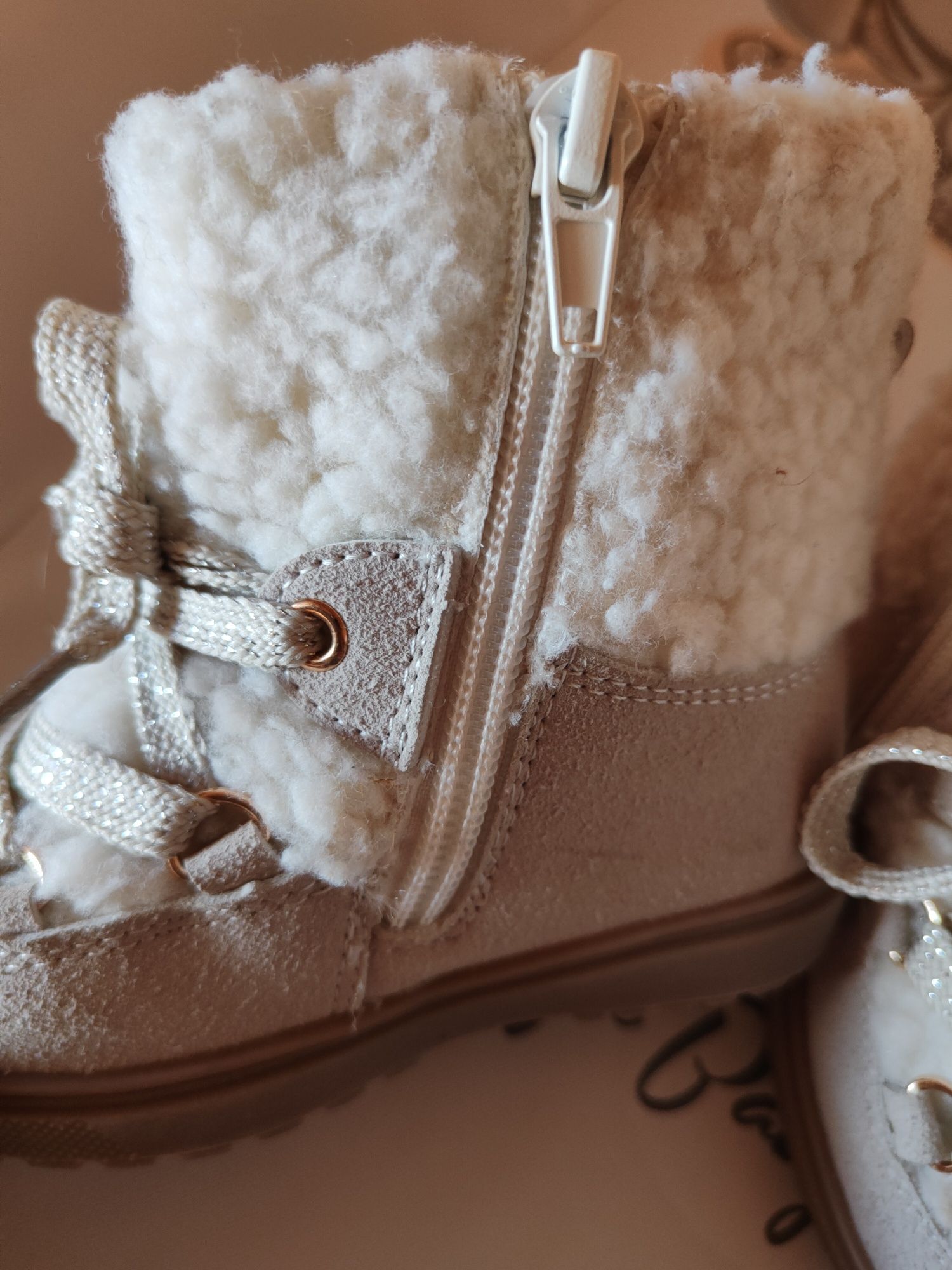 Buty zimowe śniegowce dziewczęce