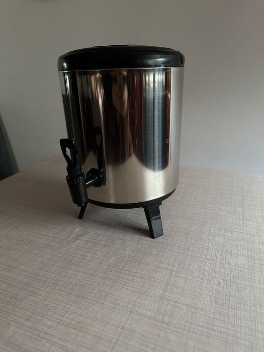 Nowy Termos z kranikiem 6L – Dyspenser do napojów, Stalowy