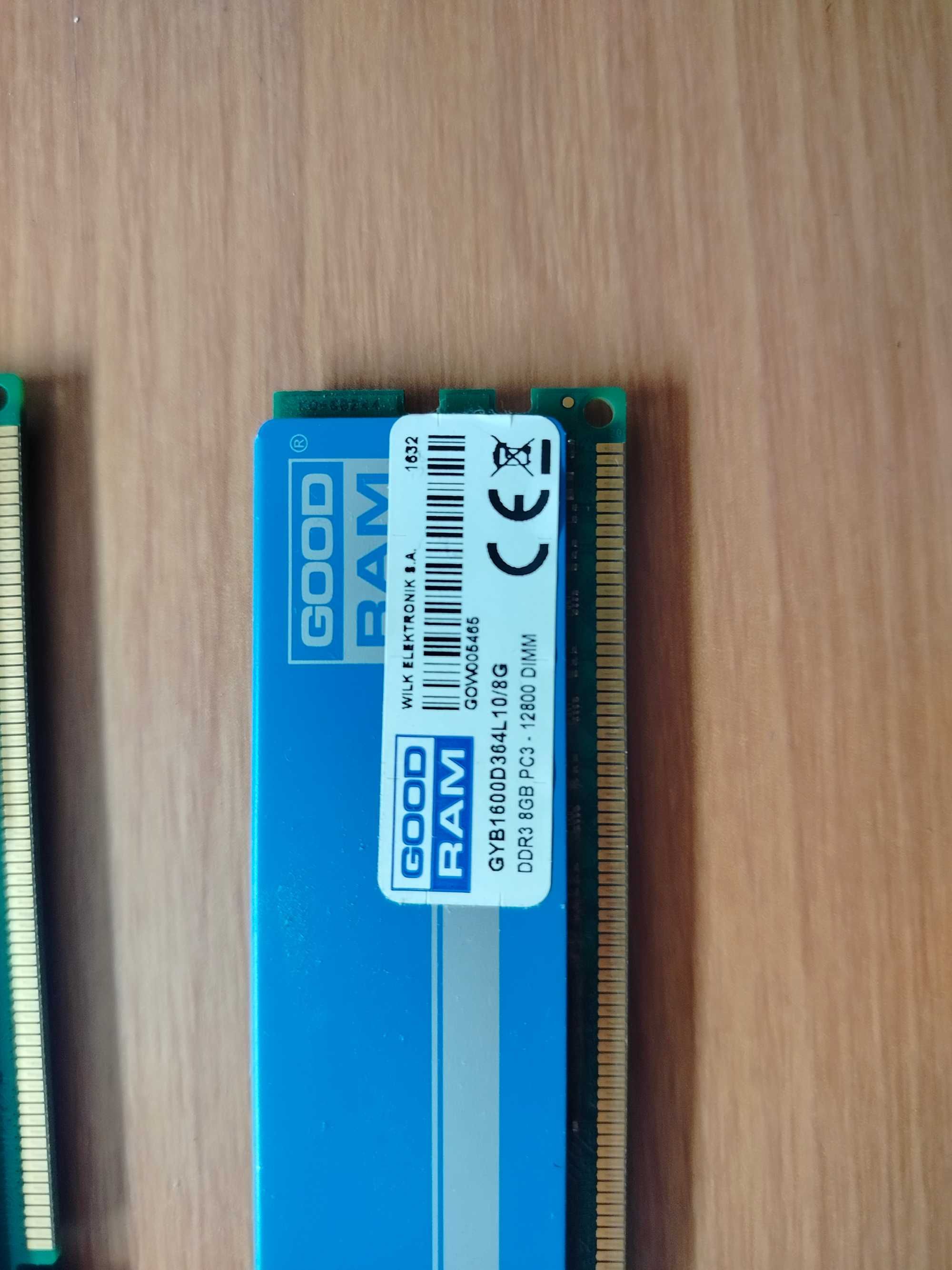 Good ram ddr3 8gb X2 pc3-12800 DIMM