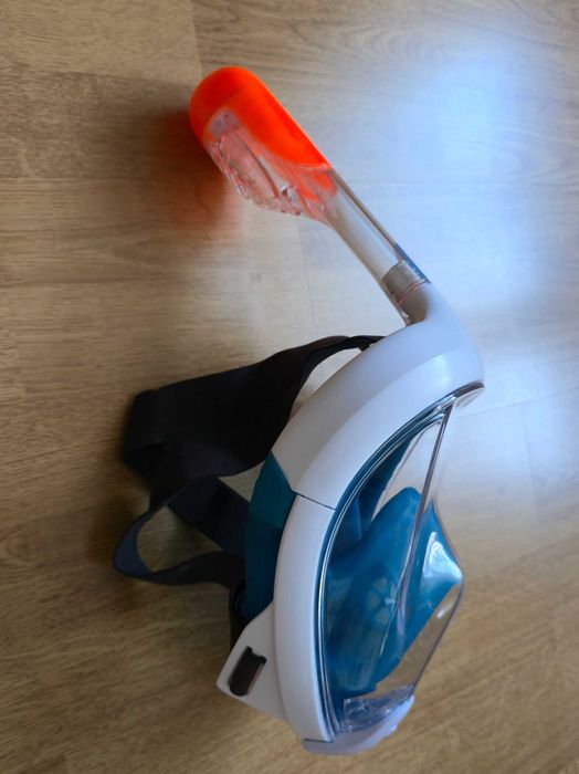 Maska do snorkelingu pełnotwarzowa Easybreath + pokrowiec