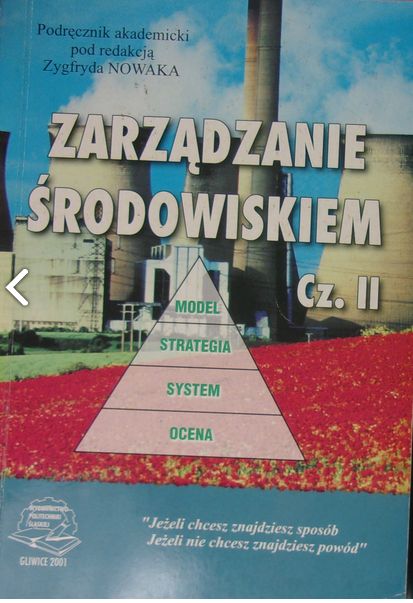 Zarządzanie środowiskiem cz. II podręcznik akademicki