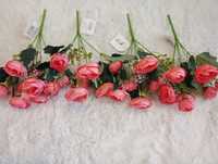 Kamelie bukiety różowe sztuczne kwiaty