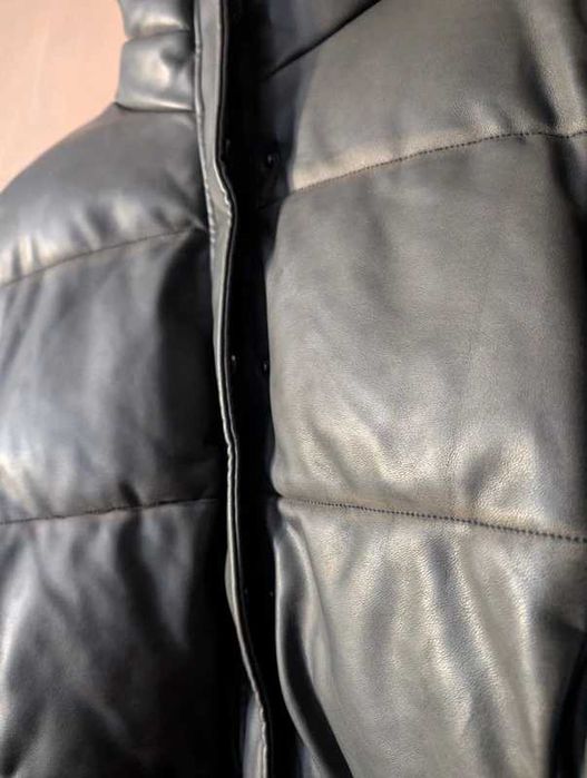 Ciemno szara krótka kurtka zimowa