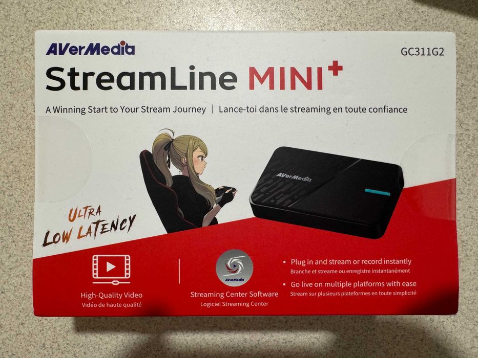 AVerMedia StreamLine MINI+ GC311G2 1080p60 Пристрій захоплення відео