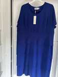 Elegancka sukienka chabrowa w dużym rozmiarze 52 XXXXL