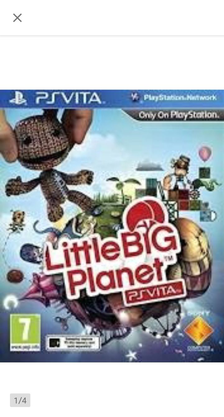 Sony PSvita PS Vita Litlle Big Planet doskonała gra dla dzieci W-wa