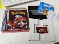 Pokemon Ruby Nintendo GameBoy Advance GBA oryginał pudełko