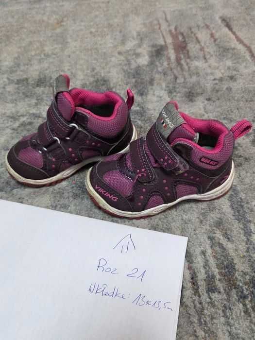 Buty Viking roz. 21 różowe Gore-Tex wodoodporne jesienno zimowe