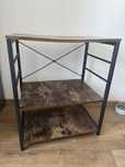 Regal loft drwno metal