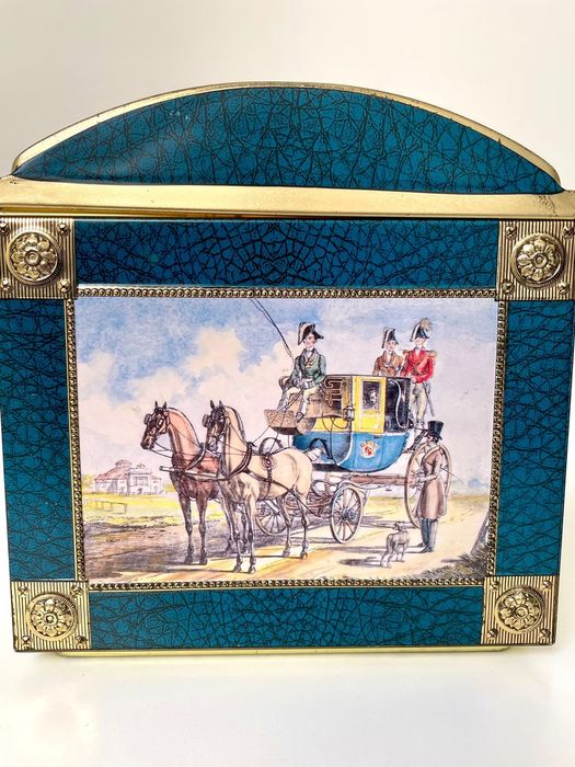 Puszka metalowa vintage duża