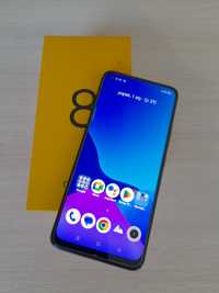 Realme 8 6GB/128GB czarny + etui + pudełko stan idealny