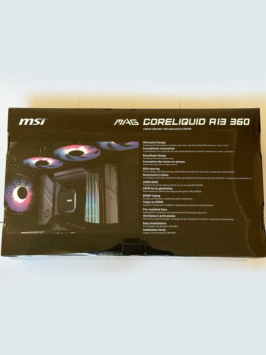 Система водяного охолодження MSI Mag Coreliquid A13 360 Black