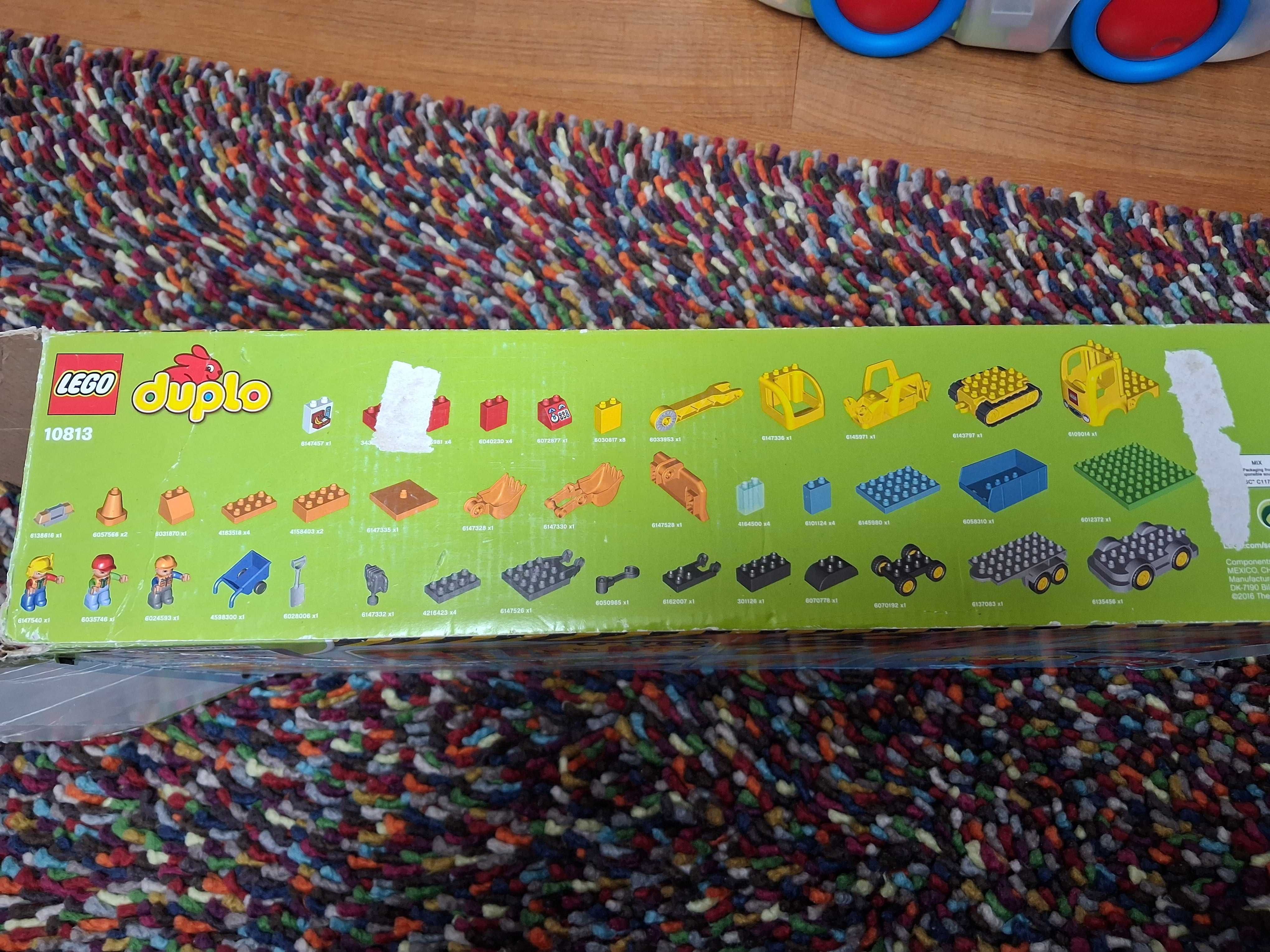 Lego duplo 10813 wielka budowa dźwig koparka wywrotka ciężarówka