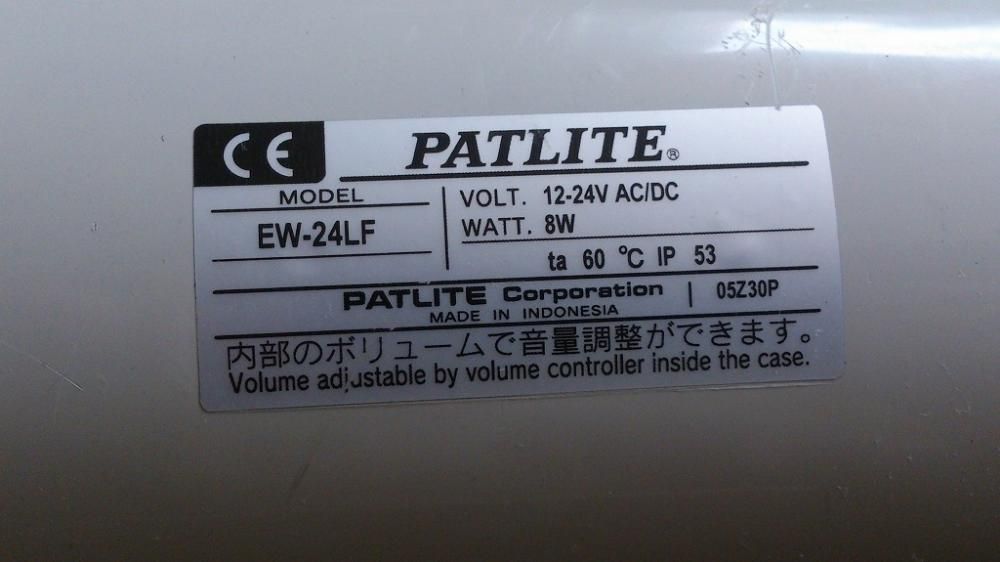 Sprzedam Głośnik Patlite-EW-24LF-12-24VAC/DC-8W