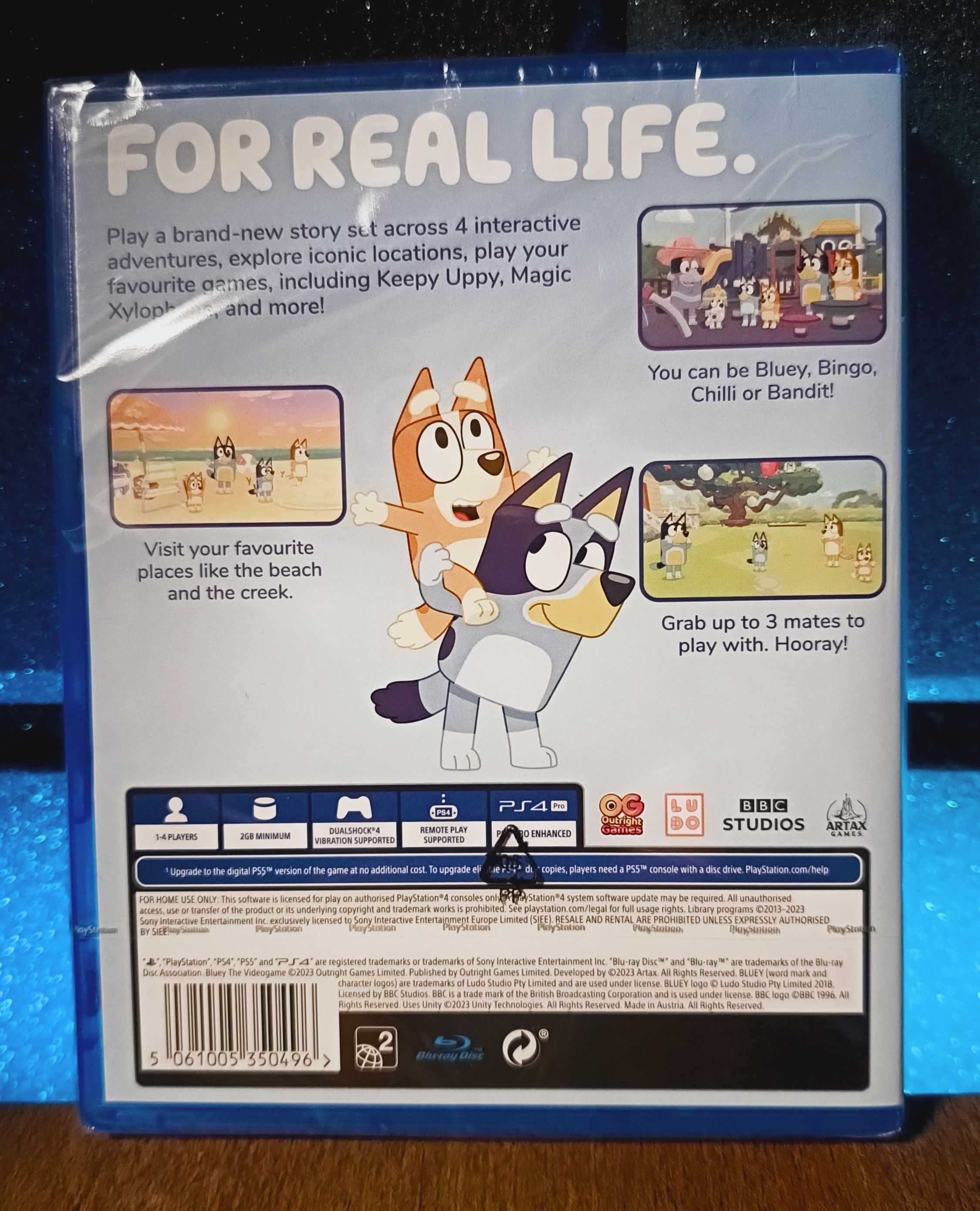 Bluey: Gra wideo PS4 / PS5 - świetna przygodówka dla dzieci PL DUB